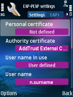 Authority certificate